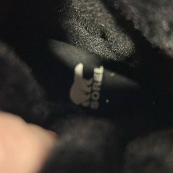 Sorel Black and White Winter Rain Boots Insulated Lace-Up nwot size 8 - Picture 6 of 6